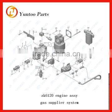 bus weichai yuchai dcec engines gas system spare parts