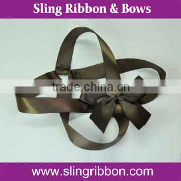 2015 Hot selling Packing Ribbon Bow with Elastic Loop Wholesale