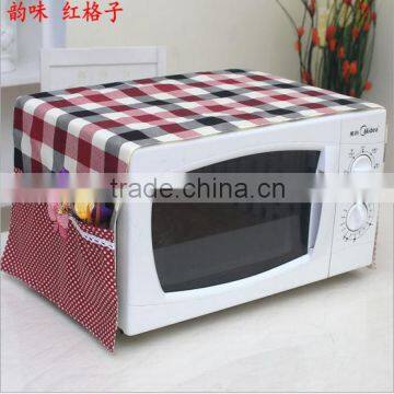 microwave oven cover / microwave oven cover with Side Storage Bag / cloth microwave oven dust cover