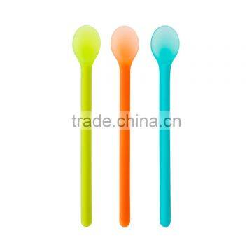 tiny silicone Baby Feeding Spoon