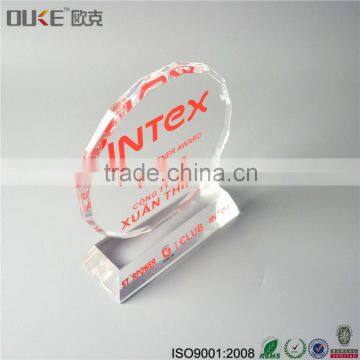 Custom Wholesale High Transparent Acrylic Trophy