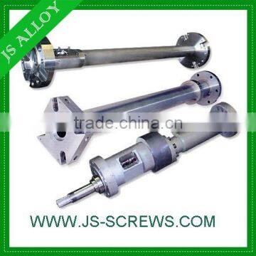 Extruder single screw and barrel for HDPE plastic blowing machine