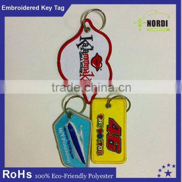 Promotional Embroidery Keychain/felt Keyring/ Fabric Key Tag/High Quality In Cheap Price photo-6