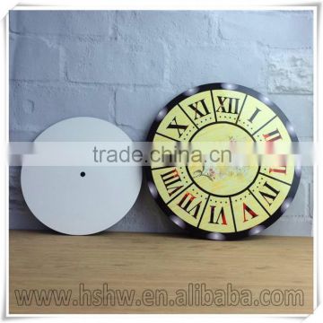 round clock frame MDF for sublimation printing