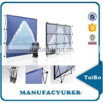 portable customized trade show booth with tension fabric