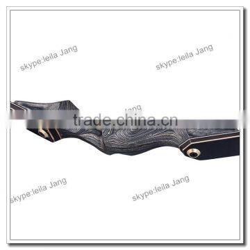 Black Archery Hunting Recurve Bow With Wooden Riser for Wholesale photo-4