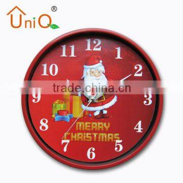 red silent decoration modern wall clocks