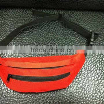 Popular red shoulder strap waist bag