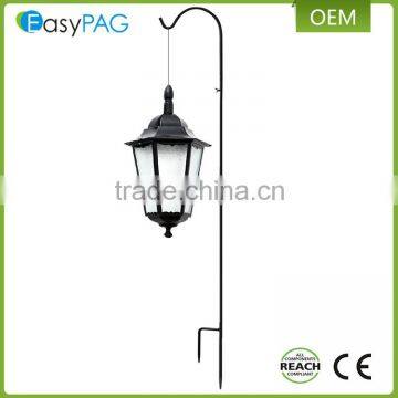 Wholesale 1.5m metal lantern shepherd hook stand