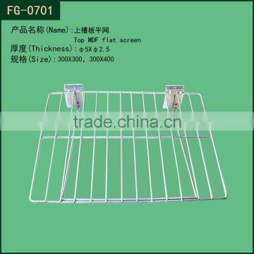 Supermarket equipment metal wire basket diplay shelf