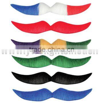 colorful hot sale fake mustache beard,artificial mustache for carnival