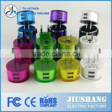HOT World Travel Adapter Charger 2 USB Charger Universal Adapters and Converters photo-2