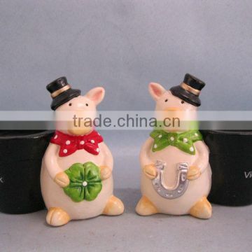 terracotta pig flower pot