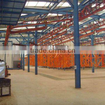 Shot Blasting Painting Production Line for Tower Crane