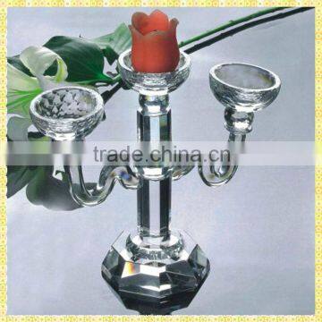 Handmade Exquisite Tall Votive Crystal Candle Holder Candelabra For Wedding Table Centerpiece Decoration