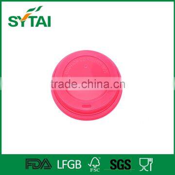 Cheap customized biodegradable plastic coffee cup lids