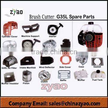 spare parts for brush cutter G35L engine, grass trimmer engine parts