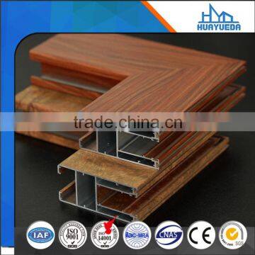 Wood Grain Decoration Aluminium Profiles photo-6