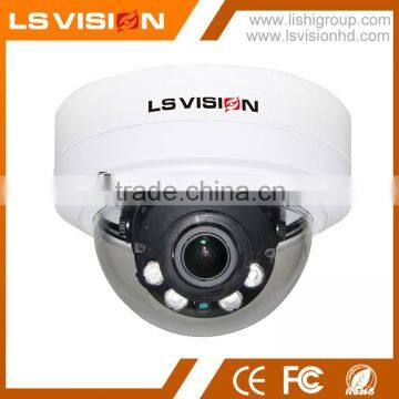 LS VISION Starlight Motorized Lens 2Mp Kit Face Detection Cctv IR Waterproof IP66 Dome IP Cameras