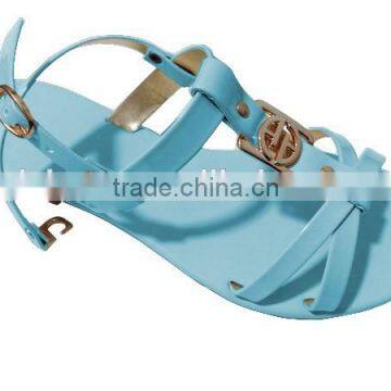 Latest design flat ladies sandal