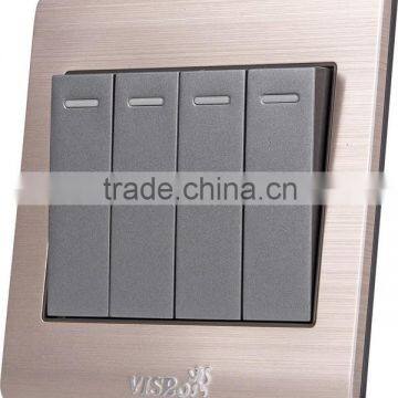 Professional OEM/ODM Factory Supply change over 4 gang 1 way switch