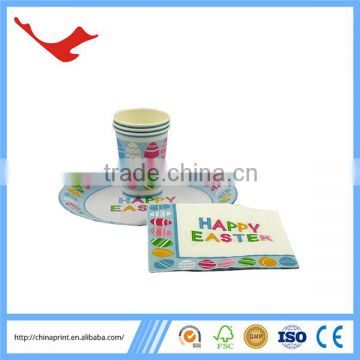 010 wholesale party kits with napkin paper plate paper cup