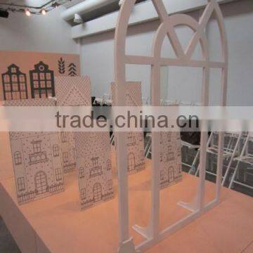 White DIREX foam board with door shape