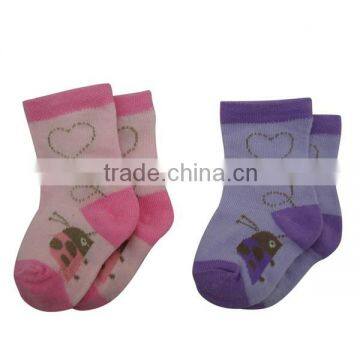 GSB-41 Haining Manufacture Bulk Colorful New Design Cotton Socks Baby