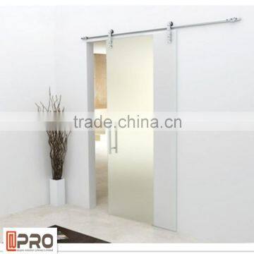 Warm interior french bathroom aluminium sliding door