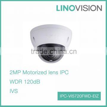 2MP HD WDR Network Vandal-proof IR Dome Motorized lens Outdoor IP Camera