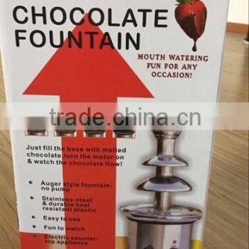 china factory supply high quality Homehold 3 layers mini cheap chocolate fountain for sale