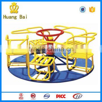 Outdoor amusement equipment swivel chair for children playground