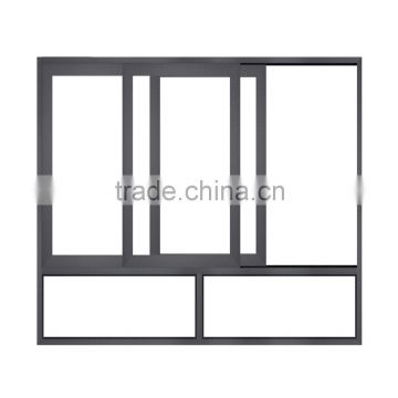 Aluminum impact resistant decorative sliding window price