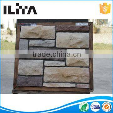 Modern and elegant in fashion white cement artificial exterior stone wall tiles paneling artificial stone fence