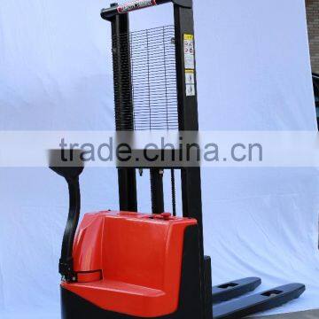 1tons Electric Forklift/yujie Lift Stacker/battery Operated Platform/material Handing Equipment/good Forklift Price photo-2