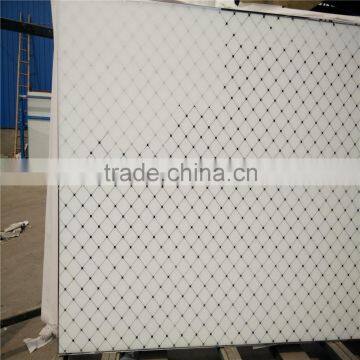 Decorative Wardrobe Sliding Door Ultra Clear White Back Painted Glass photo-5