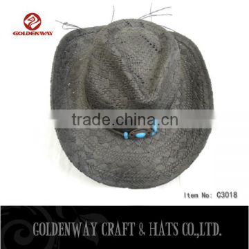 china straw cowboy hat blanks