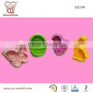 3D Colorful Cookie Biscuit Cutter Mold Set--ABS material--Butterflies, Birds, Rabbits