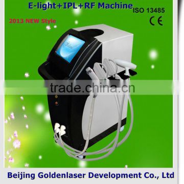 www.golden-laser.org/2013 New style E-light+IPL+RF machine bio body elements analyzer