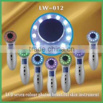 LCD seven color beautiful skin instrumentLW-012