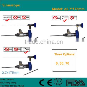 Stainless Sinuscope with Stryker Olympus Wolf connector 2.7*175mm