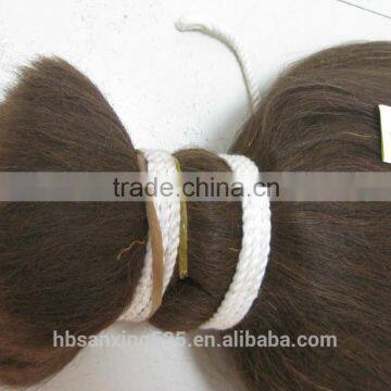 Washed Clean and Straight Yak Hair, 8'' -20'' , Natural Brown Color. photo-4