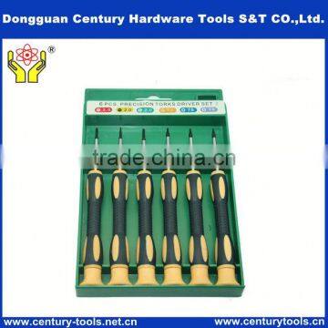 6pcs 3.6v cordless li-ion screwdriver