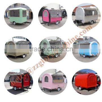 Commercial economic Mobile Street Mobile Ice Cream trailer/ Ice Cream Cart