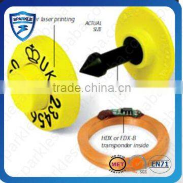 Factory price alien h3 uhf animal rfid ear tag