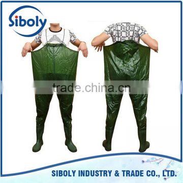 ideal for public works, aquaculture, waterway workers,plumbers pvc chest high wader