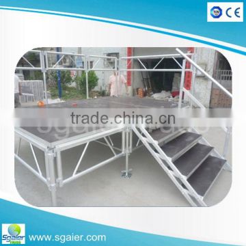 2015 HOT selling aluminum assemble truss stage folding truss stage best made in CHina