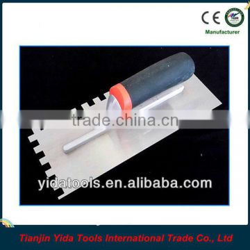 Rubber plastic handle plastering trowels