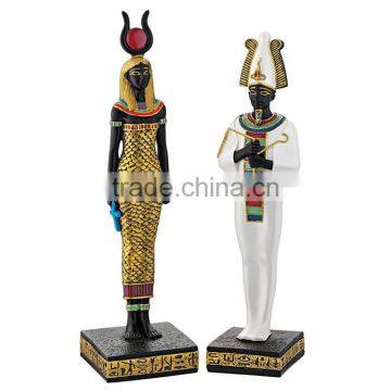 personalized handmade painted resin decorative ancient egyptian statues