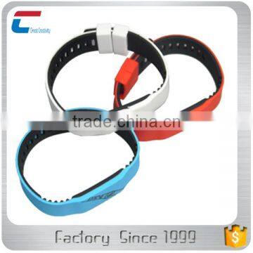 Access control waterproof NFC bracelet custom rfid silicone wristband